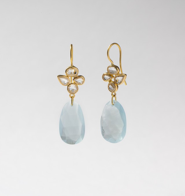 Earrings Adelline EA/AMop&Diam
